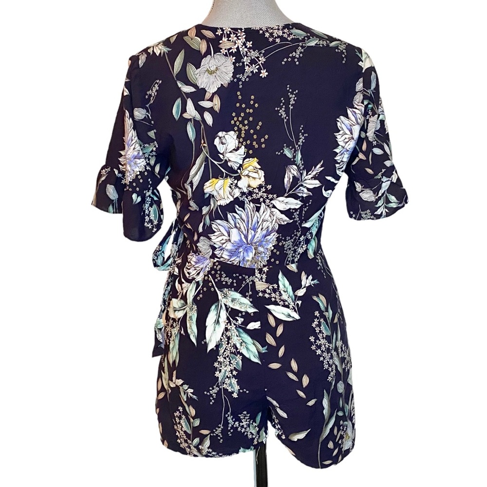 Floral Ruffle Romper - Picture 2 of 6